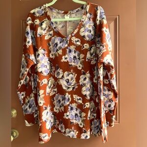 New Without Tags Sew In Love Long Sleeve Top